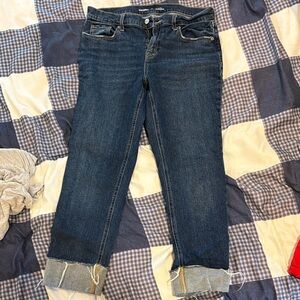 Old Navy Mid Rise Boyfriend Ankle Jeans